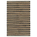 Set covoraș baie lucrat manual, natural și negru, iută textil - WALTI WALTI