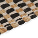 Set covoraș baie lucrat manual, natural și negru, iută textil - WALTI WALTI