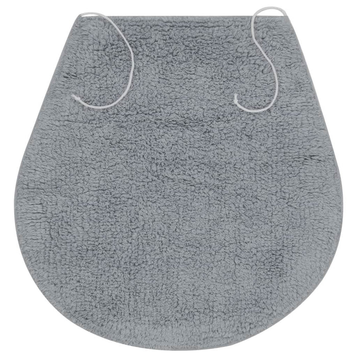 Set covorașe baie, 3 piese, gri, material textil - WALTI WALTI