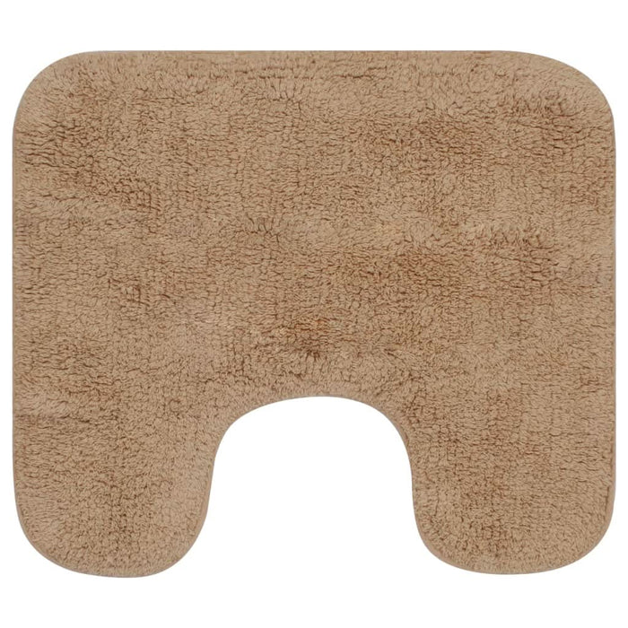 Set covorașe baie, 3 piese, bej, textil - WALTI WALTI