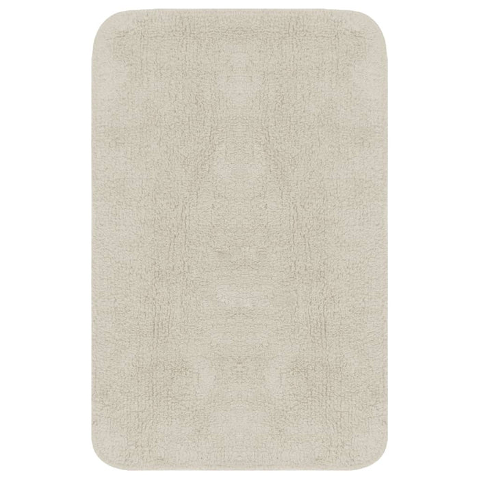 Set covorașe baie, 3 piese, alb, textil - WALTI WALTI