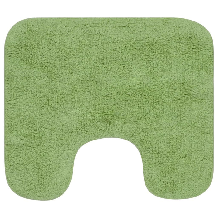 Set covorașe baie, 3 piese, verde, textil - WALTI WALTI