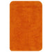 Set covorașe de baie, 3 piese, portocaliu, textil - WALTI WALTI