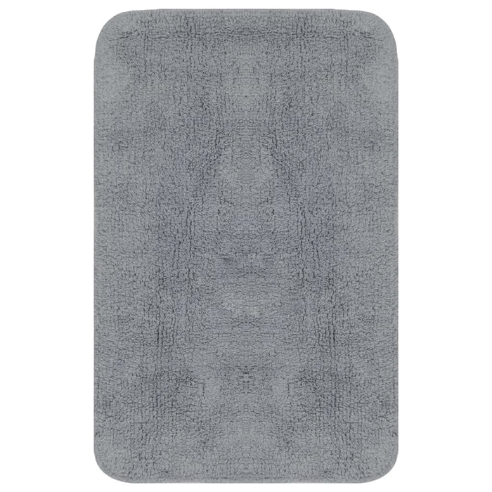 Set covorașe baie, 2 buc., gri, textil - WALTI WALTI