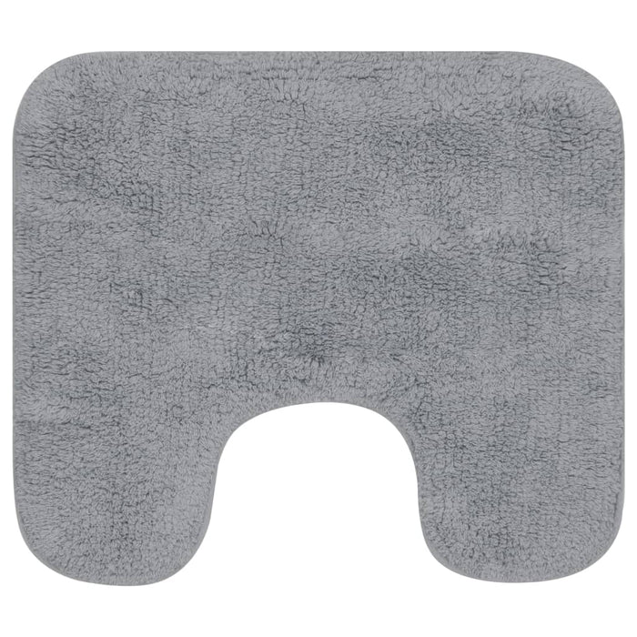 Set covorașe baie, 2 buc., gri, textil - WALTI WALTI