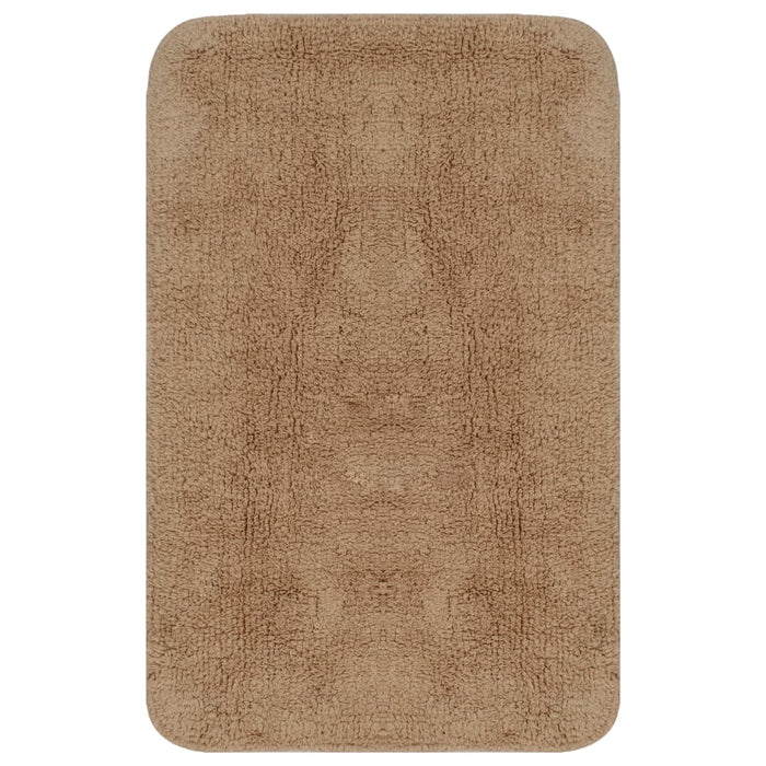 Set covorașe baie, 2 buc., textil, bej - WALTI WALTI