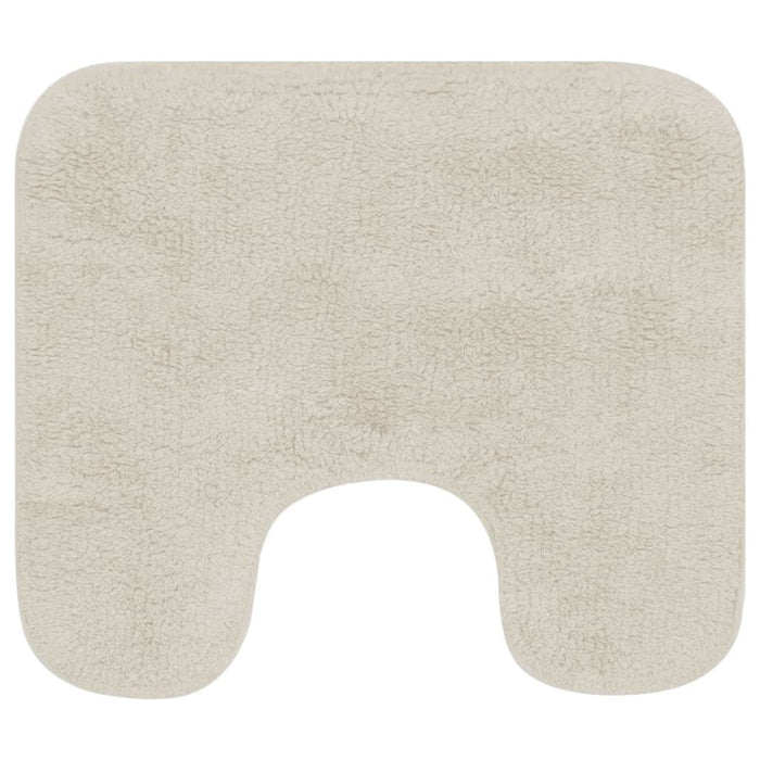 Set covorașe baie, 2 piese, alb, textil - WALTI WALTI