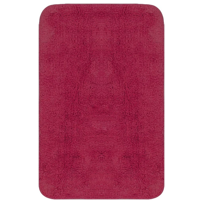 Set covorașe baie, 2 buc., textil, fucsia WALTI