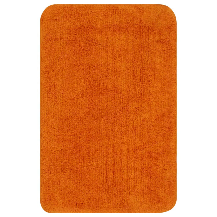 Set covorașe de baie, 2 buc., textil, portocaliu - WALTI WALTI