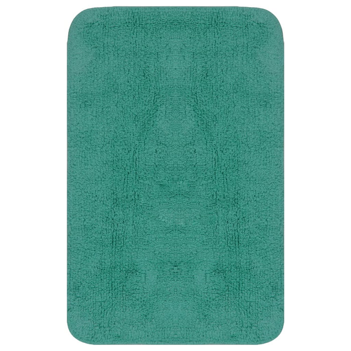 Set covorașe baie, 2 buc., textil, turcoaz - WALTI WALTI