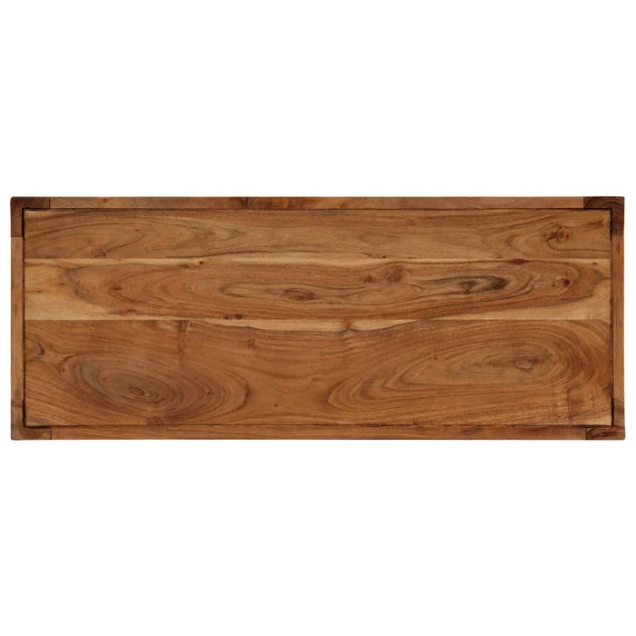 Masă consolă, 101 x 35 x 80 cm, maro, lemn masiv de acacia WALTI