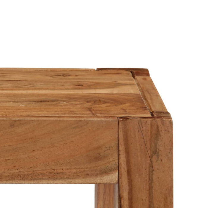 Masă consolă, 101 x 35 x 80 cm, maro, lemn masiv de acacia WALTI