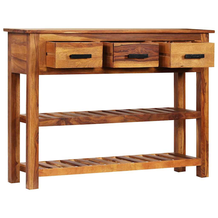 Dulap cu 3 sertare, 110x30x80 cm, lemn masiv WALTI