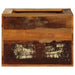 Scaun, 40 x 30 x 40 cm, lemn masiv reciclat - WALTI WALTI