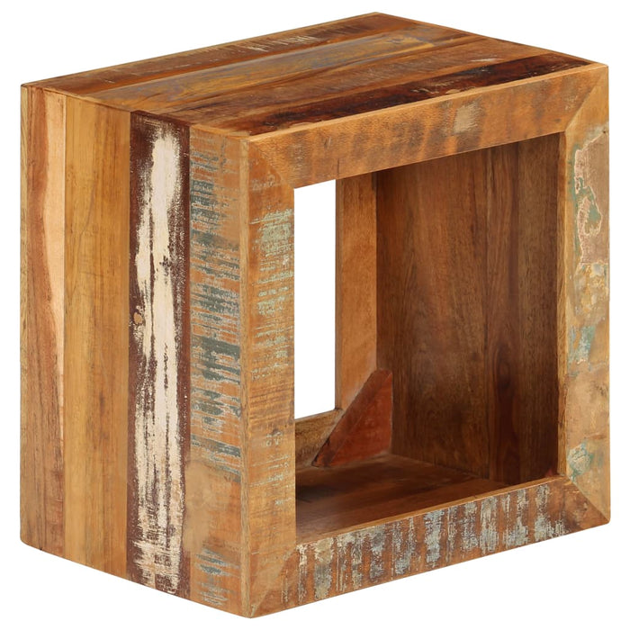 Scaun, 40 x 30 x 40 cm, lemn masiv reciclat - WALTI WALTI