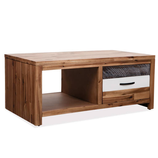 Măsuță de cafea, lemn masiv de acacia, 90x50x37,5 cm - WALTI WALTI