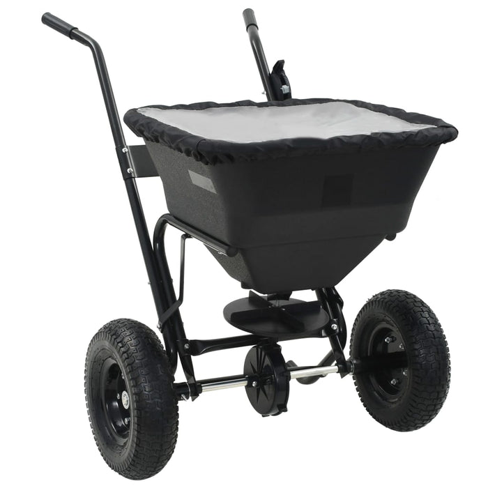 Utilaj de împrăștiat sare, 106x73x76 cm, PVC și oțel, 45 L WALTI