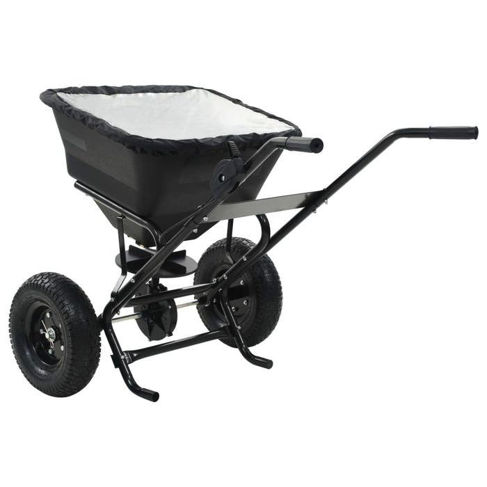 Utilaj de împrăștiat sare, 106x73x76 cm, PVC și oțel, 45 L WALTI