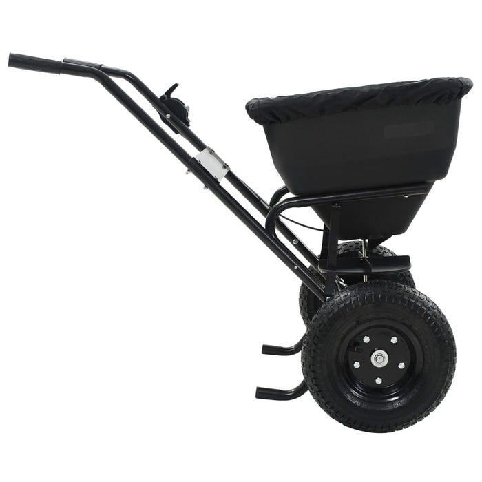 Utilaj de împrăștiat sare, 106x73x76 cm, PVC și oțel, 45 L WALTI