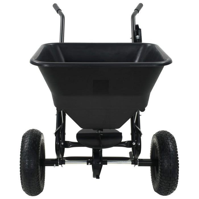 Utilaj de împrăștiat sare, 106x73x76 cm, PVC și oțel, 45 L WALTI