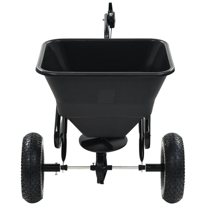 Utilaj de împrăștiat sare, 125x74x79 cm, PVC și oțel, 45 L - WALTI WALTI