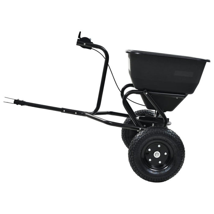 Utilaj de împrăștiat sare, 125x74x79 cm, PVC și oțel, 45 L - WALTI WALTI