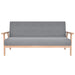 Set canapele 2 piese Textil Gri deschis - WALTI WALTI