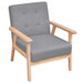 Set canapele 2 piese Textil Gri deschis - WALTI WALTI