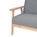 Set canapele 2 piese Textil Gri deschis - WALTI WALTI
