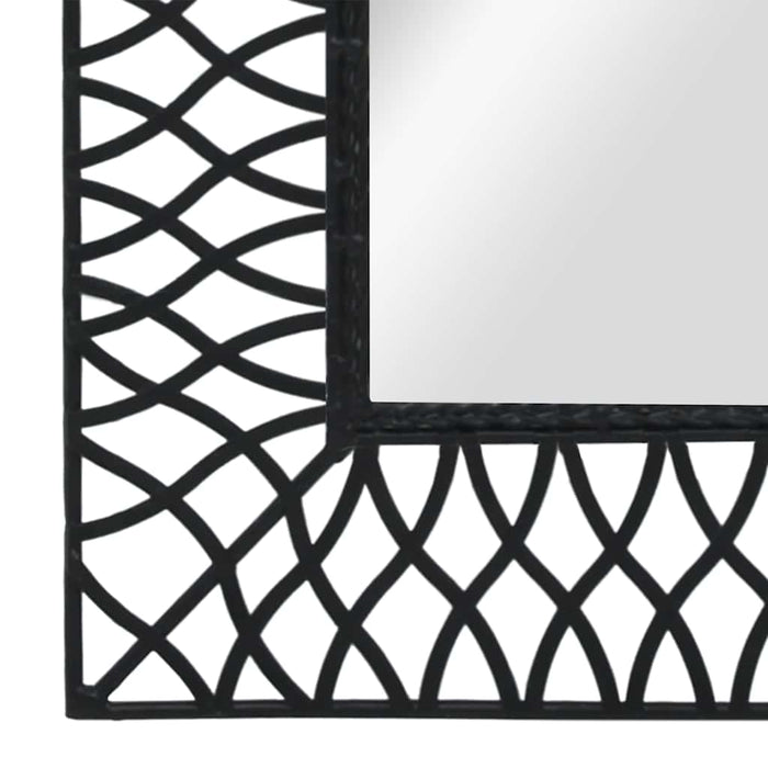 Oglindă de perete arcuită, negru, 50 x 80 cm WALTI