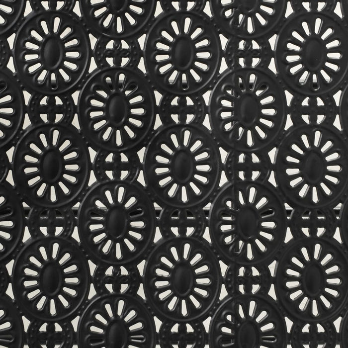 Măsuță de cafea pliabilă, vintage, negru, 100x50x45 cm, metal - WALTI WALTI