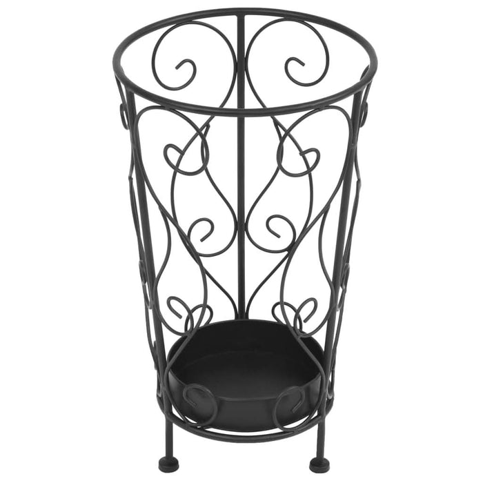 Suport pentru umbrelă, stil vintage, metal, 26x46 cm, negru - WALTI WALTI