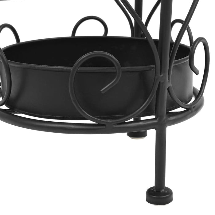 Suport pentru umbrelă, stil vintage, metal, 26x46 cm, negru - WALTI WALTI