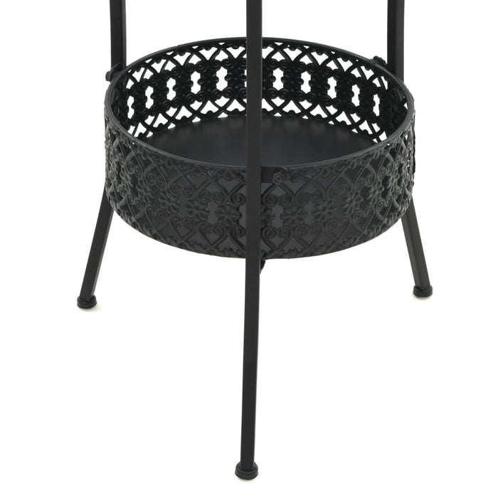 Masă de bistro, negru, 40 x 70 cm, metal - WALTI WALTI