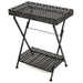 Măsuță de ceai pliabilă stil vintage negru 58x35x72 cm metal - WALTI WALTI