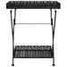 Măsuță de ceai pliabilă stil vintage negru 58x35x72 cm metal - WALTI WALTI