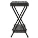 Măsuță de ceai pliabilă stil vintage negru 58x35x72 cm metal - WALTI WALTI