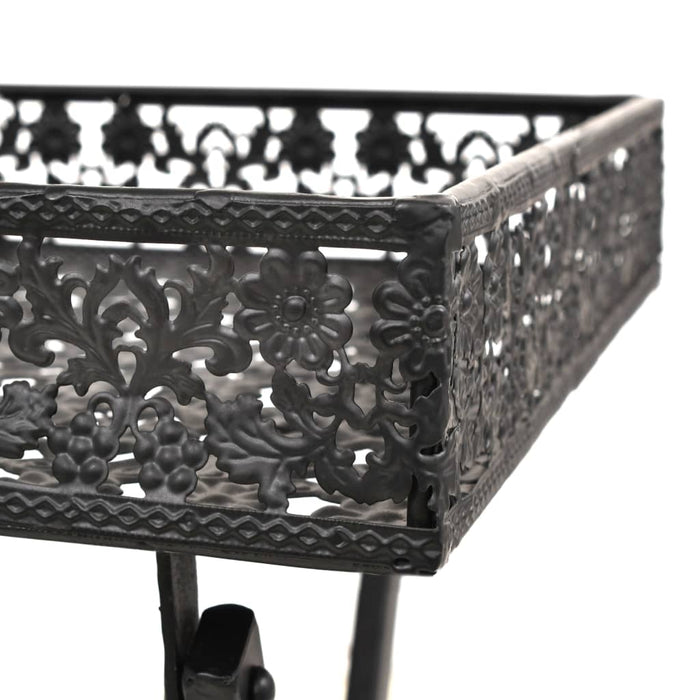 Măsuță de ceai pliabilă stil vintage negru 58x35x72 cm metal - WALTI WALTI