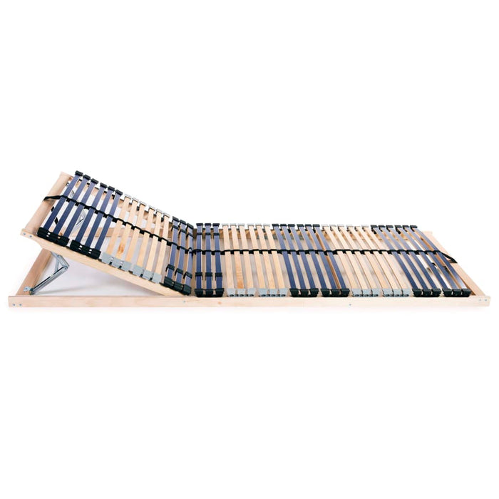 Bază de pat cu șipci, 42 șipci, 7 zone, 70 x 200 cm - WALTI WALTI