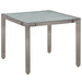 Set mobilier de exterior cu perne, 5 piese, gri, poliratan - WALTI WALTI