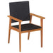 Set mobilier de exterior, 5 piese, negru și maro, poliratan - WALTI WALTI