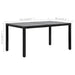 Set mobilier de exterior, 7 piese, negru, poliratan - WALTI WALTI
