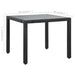 Set mobilier de exterior, 5 piese, negru, poliratan - WALTI WALTI