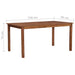 Set mobilier de exterior, 7 piese, negru și maro, poliratan - WALTI WALTI