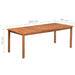 Set mobilier de exterior, 9 piese, negru și maro, poliratan - WALTI WALTI