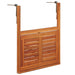 Masă de balcon suspendată, 64,5x44x80 cm, lemn masiv de acacia - WALTI WALTI