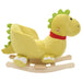 Balansoar animal cu spătar dragon pluș 60x32x53 cm verde lime - WALTI WALTI