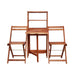 Set mobilier bistro pliabil, 3 piese, lemn masiv de acacia - WALTI WALTI