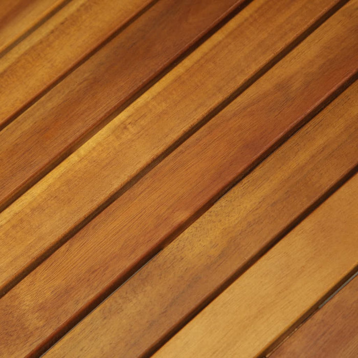 Set bistro pliabil cu perne, 3 piese, lemn masiv de acacia - WALTI WALTI