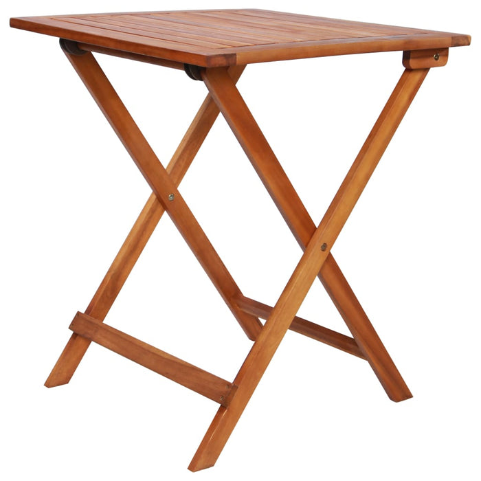 Set mobilier bistro pliabil, 3 piese, lemn masiv de acacia - WALTI WALTI